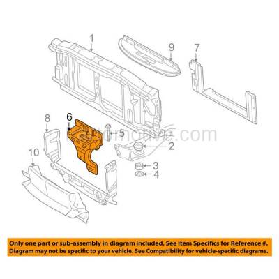 For Chevy Silverado GMC Sierra Front Hood Latch Radiator Support Bracket Genuine