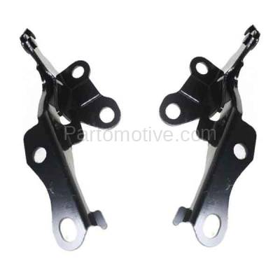 Aftermarket Replacement - HDH-1177L & HDH-1177R 1996-1998 Toyota Paseo & 1995-1999 Tercel (Convertible, Coupe, Sedan) (1.5 Liter Engine) Front Hood Hinge Bracket PAIR SET Left Driver & Right Passenger Side - Image 2