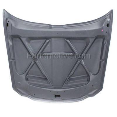 Aftermarket Replacement - HDD-1274 1999-2005 Pontiac Grand Am (GT, GT1, SE, SE1, SE2) Coupe & Sedan (with Ram Air Package) Front Hood Panel Assembly Gelcoat Fiberglass - Image 2