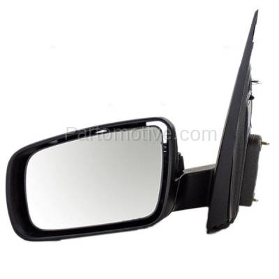 TYC 08-14 Challenger Power Non-Heat Fold Black Rear View Mirror Left Driver Side