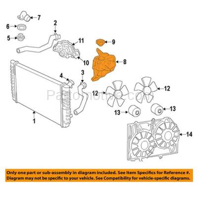 Ctr 1109 06 11 Lucerne V6 Coolant Recovery Reservoir