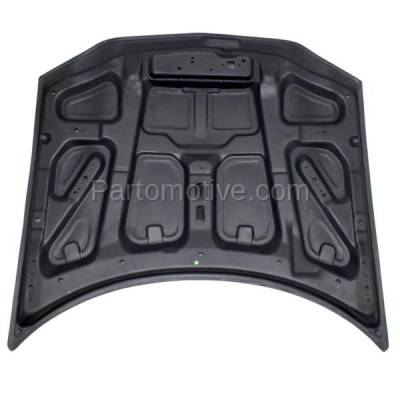 Aftermarket Replacement - HDD-1228C CAPA 1998-2002 Chevy Camaro (Base, Z28) 3.8 & 5.7 Liter V6/V8 Engine (Coupe & Convertible) Front Hood Panel Assembly Gelcoat Fiberglass - Image 3