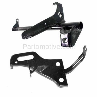 Aftermarket Replacement - BBK-1675L & BBK-1675R 1979-1981 Toyota Pickup Truck (DLX, SR5) (4WD) Front Bumper Face Bar Retainer Mounting Brace Bracket Made of Steel SET PAIR Right Passenger & Left Driver Side - Image 2