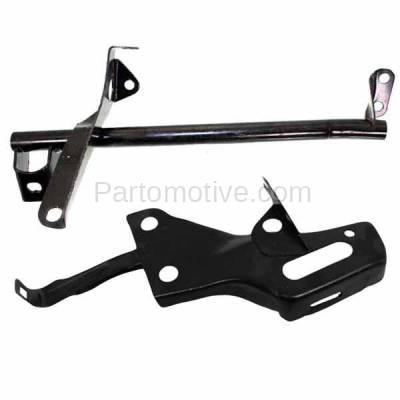 Aftermarket Replacement - BBK-1675L & BBK-1675R 1979-1981 Toyota Pickup Truck (DLX, SR5) (4WD) Front Bumper Face Bar Retainer Mounting Brace Bracket Made of Steel SET PAIR Right Passenger & Left Driver Side - Image 3