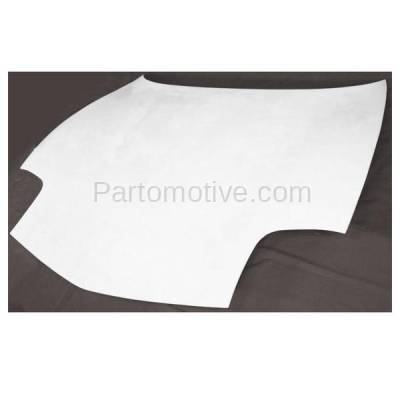 Aftermarket Replacement - HDD-1241C CAPA 1997-2004 Chevy Corvette (Base, Indianapolis 500 Pace Car, Z06) 5.7L (Convertible, Coupe, Hatchback) Front Hood Panel Primed Fiberglass - Image 2
