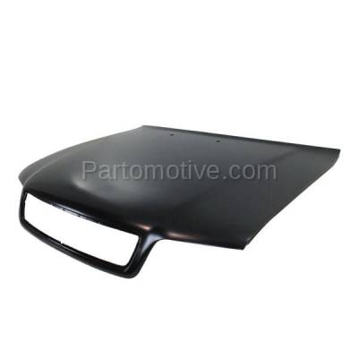 Aftermarket Replacement - HDD-1018C CAPA 1996-1999 Audi A4 & A4 Quattro (Sedan & Wagon 4-Door) Front Hood Panel Assembly Primed Steel - Image 2