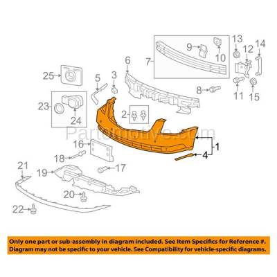 Buc 1903fc Capa 06 11 Dts Front Bumper Cover Primed W