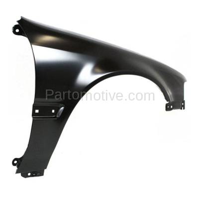 Aftermarket Replacement - FDR-1069R 1990-1993 Honda Accord (Coupe, Sedan, Wagon) Front Fender Quarter Panel (with Molding Holes) Primed Steel Right Passenger Side - Image 2