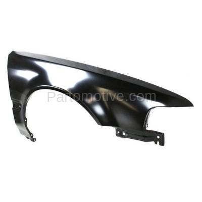 Aftermarket Replacement - FDR-1069R 1990-1993 Honda Accord (Coupe, Sedan, Wagon) Front Fender Quarter Panel (with Molding Holes) Primed Steel Right Passenger Side - Image 3