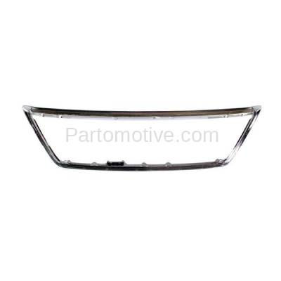 Aftermarket Replacement - GRT-1181 04-06 LS430 Front Grille Trim Grill Molding Surround Chrome LX1202103 5311150050 - Image 3