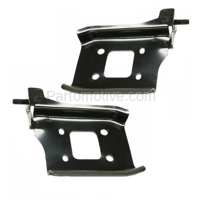 Aftermarket Replacement - BBK-1510L & BBK-1510R 2016-2017 Nissan Maxima Front Bumper Cover Face Bar Retainer Mounting Brace Plate Support Bracket Made of Steel SET PAIR Right Passenger & Left Driver Side - Image 3