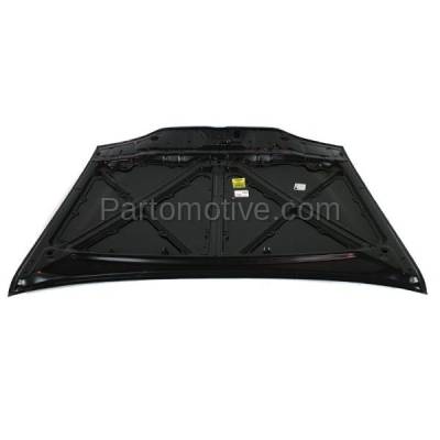 Aftermarket Replacement - HDD-1229C CAPA 1998-2002 Chevy Prizm (Base, LSi) Sedan 4-Door 1.8L Front Hood Panel Assembly Primed Steel with Windshield Washer Nozzle Holes - Image 3