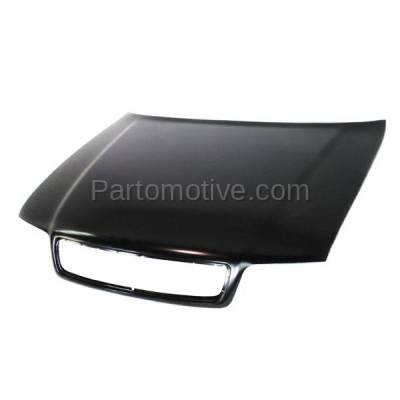 Aftermarket Replacement - HDD-1020C CAPA 1999-2002 Audi A4/A4 Quattro & 2000-2002 S4 (Sedan & Wagon 4-Door) Front Hood Panel Assembly Primed Steel - Image 2