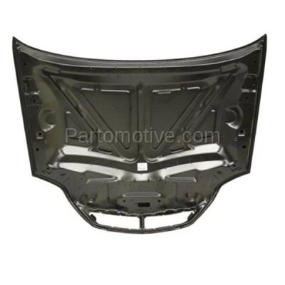 Aftermarket Replacement - HDD-1172C CAPA 2000-2005 Mercury Sable (GS, LS, LS Premium, Platinum Edition) 3.0L (Sedan & Wagon) Front Hood Panel Assembly Primed Steel - Image 3