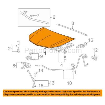 Aftermarket Replacement - HDD-1006C CAPA 2007-2009 Acura RDX 2.3L Front Hood Panel Assembly Primed Steel - Image 3