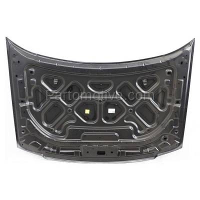 Aftermarket Replacement - HDD-1190C CAPA 2005-2007 Ford Freestyle (Limited, SE, SEL) 3.0 Liter V6 Engine (Wagon 4-Door) Front Hood Panel Assembly Primed Aluminum - Image 3