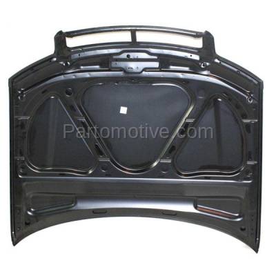 Aftermarket Replacement - HDD-1022C CAPA 2002-2005 Audi A4/A4 Quattro/S4 (Sedan & Wagon 4-Door) Front Hood Panel Assembly Primed Steel - Image 2