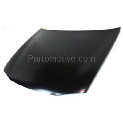 Aftermarket Replacement - HDD-1153C CAPA 1997-2002 Ford Escort & 1997-1999 Mercury Tracer (Coupe, Sedan, Wagon) 2.0L Front Hood Panel Assembly Primed Steel - Image 2