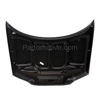Aftermarket Replacement - HDD-1077C CAPA 1995- 2000 Chrysler Cirrus & Dodge Stratus & Plymouth Breeze (Sedan 4-Door) Front Hood Panel Assembly Primed Steel - Image 3