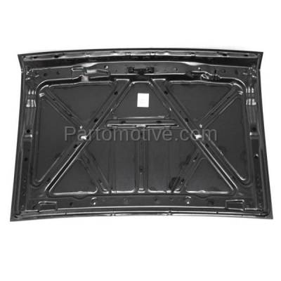 Aftermarket Replacement - HDD-1554C CAPA 1986-1992 Nissan D21 Standard/Extended Cab Pickup Truck & 1987-1995 Pathfinder (Base, E, SE, XE) Front Hood Panel Assembly Primed Steel - Image 3