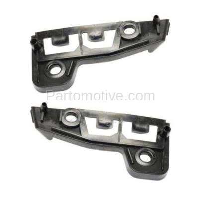 Aftermarket Replacement - BRT-1018FL & BRT-1018FR 2014-2018 Transit Connect Front Upper Bumper Cover Retainer Mounting Brace Reinforcement Support Primed SET PAIR Right & Left Side - Image 1