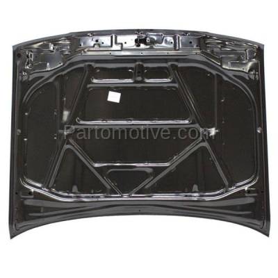 Aftermarket Replacement - HDD-1656 1988-1992 Toyota Corolla (Base, DLX, LE, LSX) 1.6 Liter Engine (Sedan 4-Door) (FWD) Front Hood Panel Assembly Primed Steel - Image 3