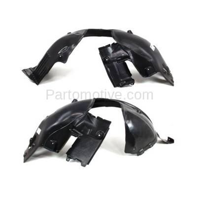Aftermarket Replacement - IFD-1095L & IFD-1095R 08-10 5-Series Front Splash Shield Inner Fender Liner Panel Left Right SET PAIR - Image 2