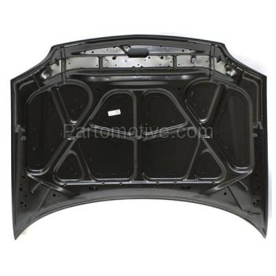 Aftermarket Replacement - HDD-1184 2002-2010 Mercury Mountaineer (Base, Convenience, Luxury, Premier) (4.0 & 4.6 Liter V6/V8) Front Hood Panel Assembly Primed Steel - Image 3