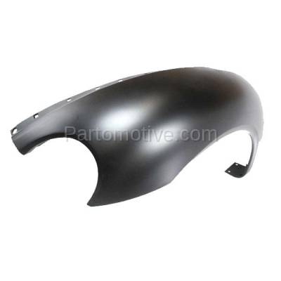 Aftermarket Replacement - FDR-1104LC & FDR-1104RC CAPA 1998-2003 Volkswagen Beetle (Convertible & Hatchback) Front Fender Quarter Panel (without Molding Holes) Plastic Pair Set Right & Left Side - Image 2