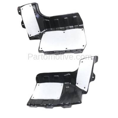Partomotive For 07-12 ES-350 Front Engine Splash Shield Under Cover Undercar Left Right SET PAIR