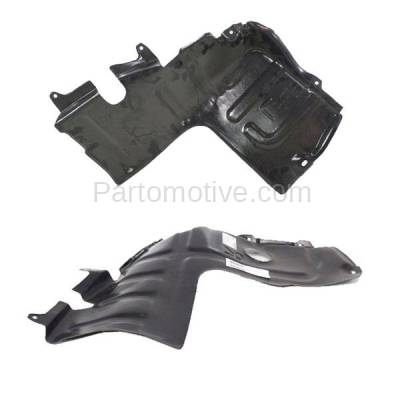 Aftermarket Replacement - ESS-1320L & ESS-1320R Front Engine Splash Shield Under Cover For 95-99 Accent Left Right Side SET PAIR - Image 3