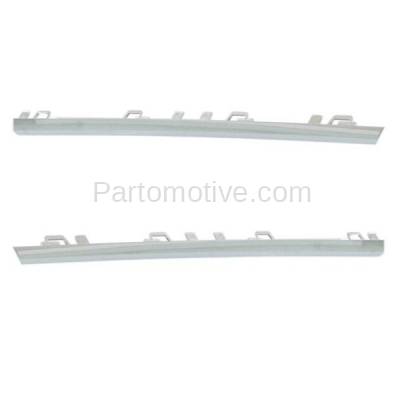 Aftermarket Replacement - GRT-1203L & GRT-1203R 12-15 CLS400/CLS550 Front Grille Trim Grill Molding Chrome Left & Right SET PAIR - Image 2
