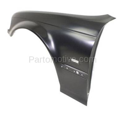 Aftermarket Replacement - FDR-1011LC CAPA 1999-2001 BMW 3-Series (Sedan & Wagon) Front Fender Quarter Panel (with Turn Signal Light Hole) Primed Steel Left Driver Side - Image 2