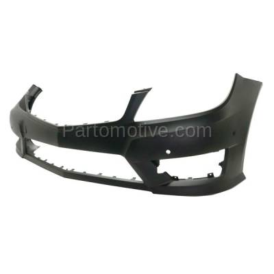 Aftermarket Replacement - BUC-2798FC CAPA 12-15 C-Class w/ AMG Front Bumper Cover Primed MB1000359 20488028499999 - Image 2