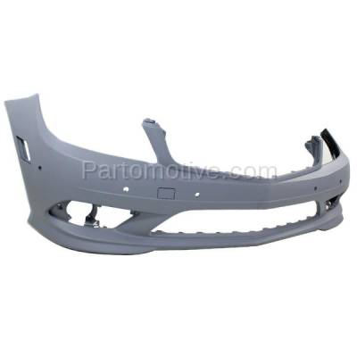 Aftermarket Replacement - BUC-2805FC CAPA 08-11 C-Class w/AMG Stying Pkge Front Bumper Cover MB1000366 2048853825 - Image 2