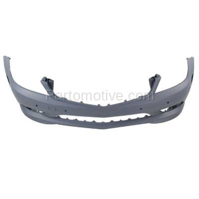 Aftermarket Replacement - BUC-2805FC CAPA 08-11 C-Class w/AMG Stying Pkge Front Bumper Cover MB1000366 2048853825 - Image 3