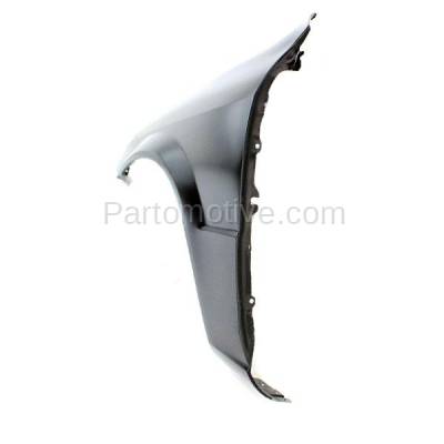 Aftermarket Replacement - FDR-1575LC CAPA 2001-2003 Mazda Protege Front Fender Quarter Panel without Side Repeater Lamp (without MP3 Package) Primed Steel Left Driver Side - Image 3