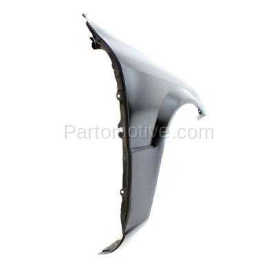 Aftermarket Replacement - FDR-1575RC CAPA 2001-2003 Mazda Protege Front Fender Quarter Panel without Side Repeater Lamp (without MP3 Package) Primed Right Passenger Side - Image 3