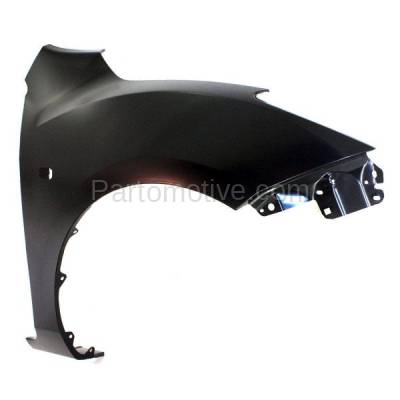 Aftermarket Replacement - FDR-1476RC CAPA 2010-2013 Mazda 3 (2.0L & 2.5L) Hatchback & Sedan (with Stone Guard Provision) Front Fender Quarter Panel Steel Right Passenger Side - Image 2