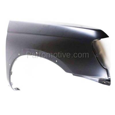 Aftermarket Replacement - FDR-1338RC CAPA 1998-2000 Nissan Frontier Pickup Truck (2.4 & 3.3 Liter Engine) (4WD, RWD) Front Fender Quarter Panel Steel Right Passenger Side - Image 2