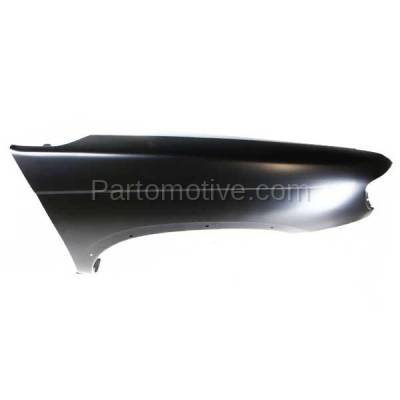Aftermarket Replacement - FDR-1338RC CAPA 1998-2000 Nissan Frontier Pickup Truck (2.4 & 3.3 Liter Engine) (4WD, RWD) Front Fender Quarter Panel Steel Right Passenger Side - Image 3