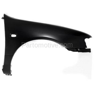Aftermarket Replacement - FDR-1345R 1999-2002 Infiniti G20 (2.0 Liter Engine) Front Fender Quarter Panel (with Turn Signal Lamp Hole) Primed Steel Right Passenger Side - Image 1