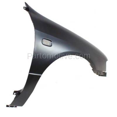 Aftermarket Replacement - FDR-1345R 1999-2002 Infiniti G20 (2.0 Liter Engine) Front Fender Quarter Panel (with Turn Signal Lamp Hole) Primed Steel Right Passenger Side - Image 3