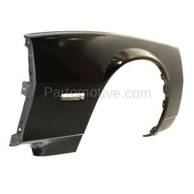 Aftermarket Replacement - FDR-1121L 1982-1992 Chevrolet Camaro Front Fender Quarter Panel with Molding Holes (without Holes for Body Cladding) Steel Left Driver Side - Image 3