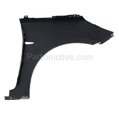 Aftermarket Replacement - FDR-1060L 2012 Hyundai Accent 1.6L Front Fender Quarter Panel with Turn Signal Light Hole (without Molding Holes) Primed Steel Left Driver Side - Image 3