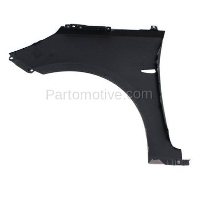 Aftermarket Replacement - FDR-1060R 2012 Hyundai Accent 1.6L Front Fender Quarter Panel with Turn Signal Light Hole (without Molding Holes) Primed Steel Right Passenger Side - Image 3
