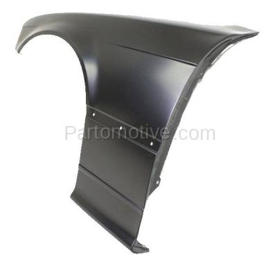 Aftermarket Replacement - FDR-1009L 1992-1996 BMW 3-Series (Convertible & Coupe) Front Fender Quarter Panel (with Molding Holes) Primed Steel Left Driver Side - Image 2
