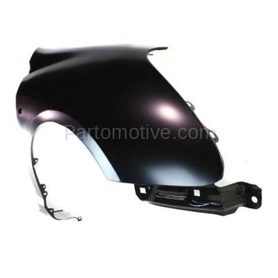 Aftermarket Replacement - FDR-1148RC CAPA 2002-2005 Honda Civic (Si & SiR) 2.0L (Hatchback) Front Fender Quarter Panel with Turn Signal Lamp Hole Right Passenger Side - Image 3