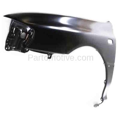 Aftermarket Replacement - FDR-1397L 1998-2001 Subaru Impreza (RS Models) 2.5L (Coupe & Sedan) Front Fender (with Turn Signal Lamp Hole) Primed Steel Left Driver Side - Image 2