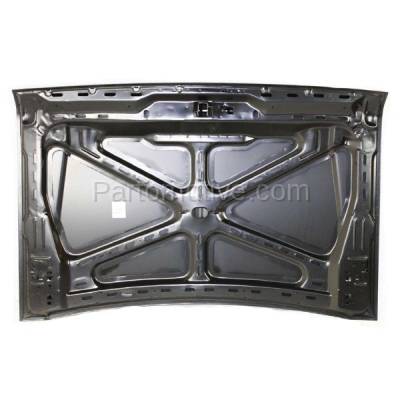 Aftermarket Replacement - HDD-1146C CAPA 1987-1991 Ford Bronco & F-Series F150/F250/F350/F53/F59/ F Super Duty Pickup Truck Front Hood Panel Assembly Primed Steel - Image 3